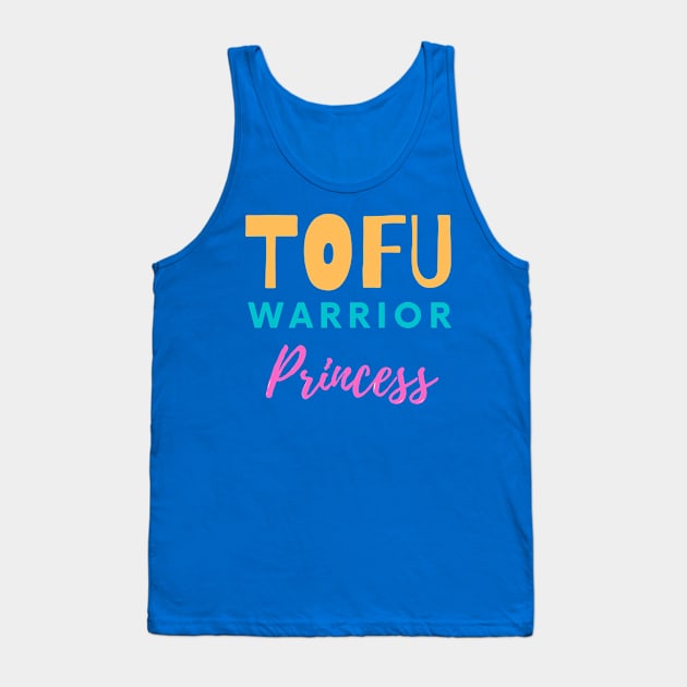 Tofu Warrior Princess Tank Top by Green Paladin